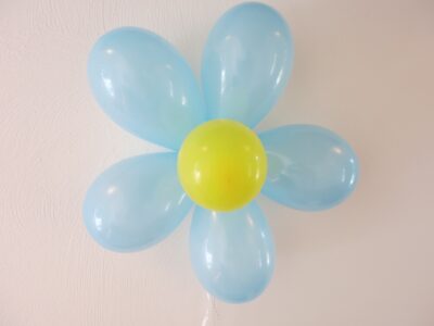 Blumen-Ballon basteln