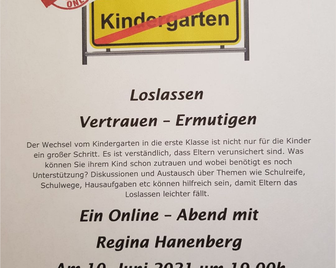 Online-InformationOnline-Informationsabend Schulstart 2021