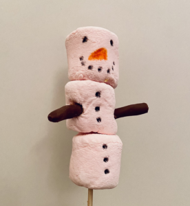 Marshmallow Schneemann