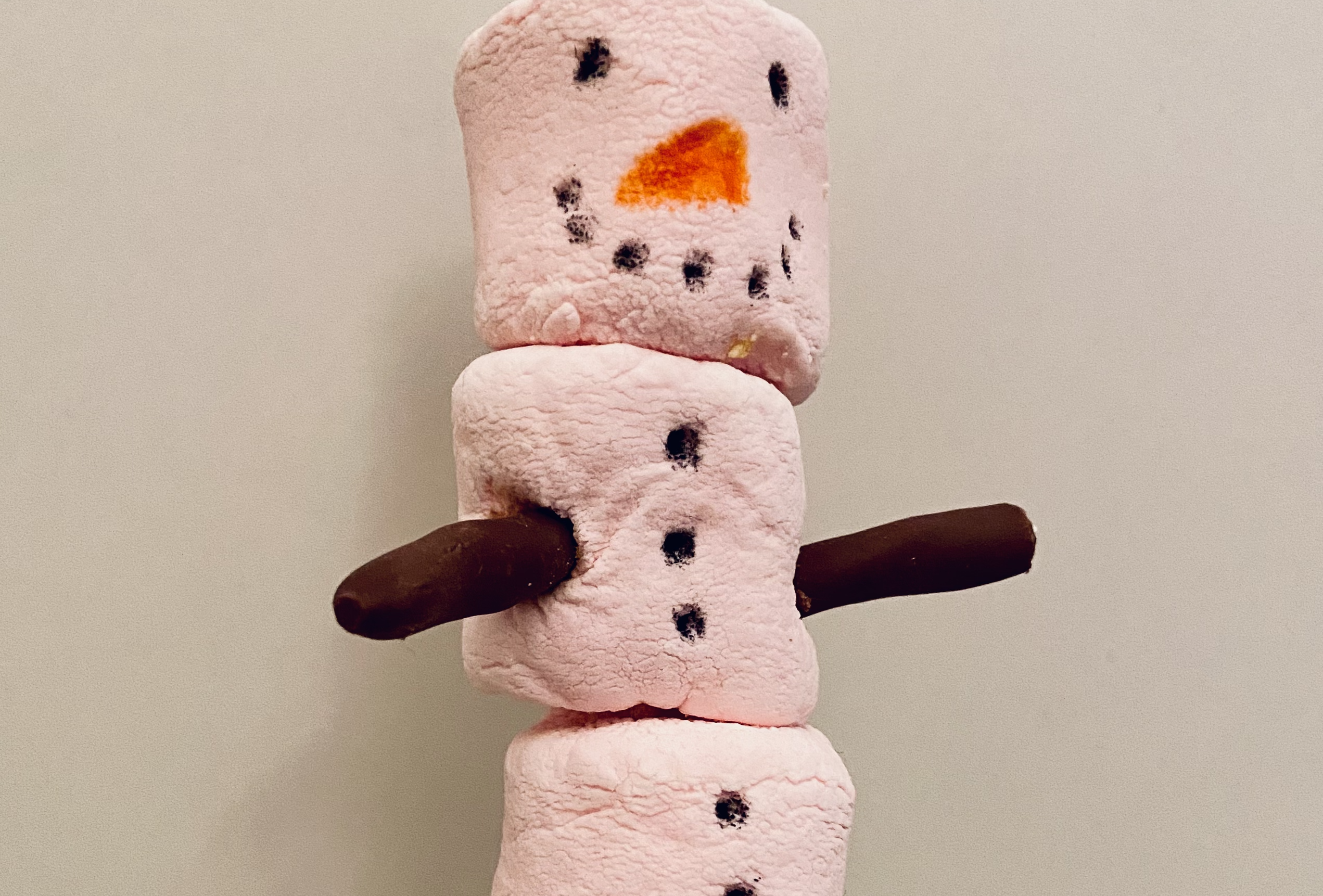 Marshmallow Schneemann